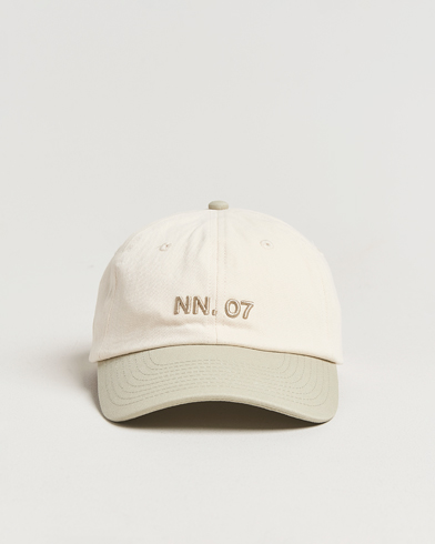 Herre | Nytt i butikken | NN07 | Logo Cap Sage Green/Off White