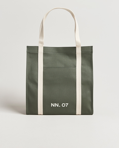 NN07 Tote Bag Croc Green – Grønn