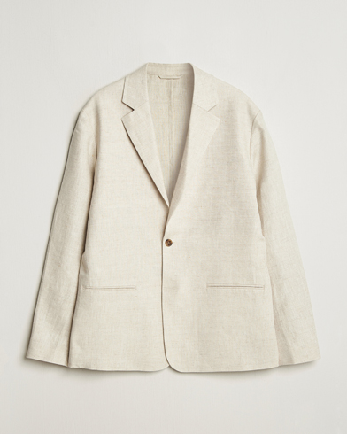 Herre | Nye produktbilder | NN07 | Timo Linen Blazer Oat