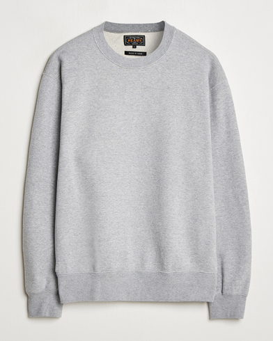Herre | Grå gensere | BEAMS PLUS | Made In Japan Cotton Sweatshirt Grey
