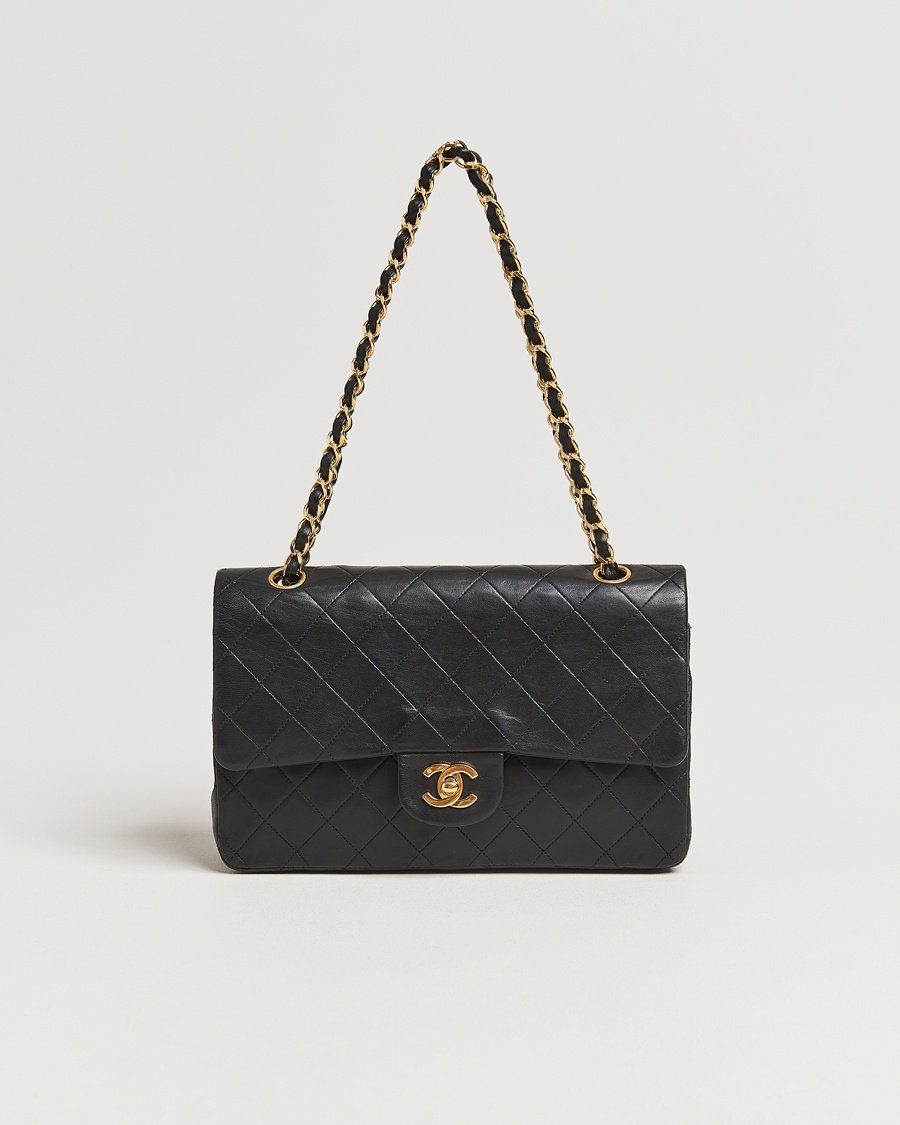 Herre | | Chanel Pre-Owned | Classic Medium Double Flap Bag Lambskin Black