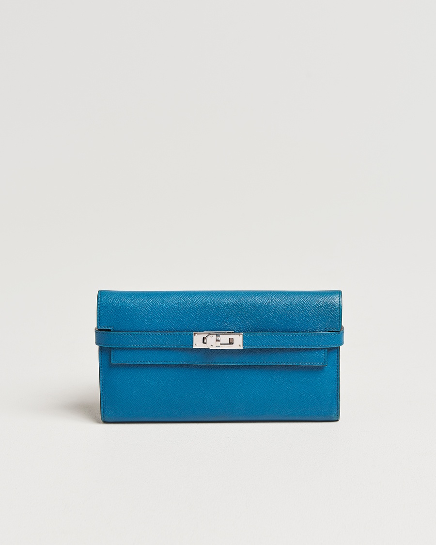 Herre | | Hermès Pre-Owned | Kelly Wallet Epsom Leather Blue