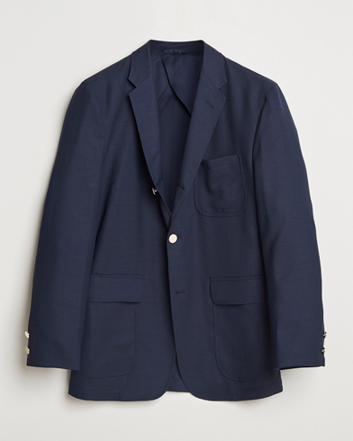 Herre | Ullblazer | Kamakura Shirts | Unconstructed Ivy Blazer Navy