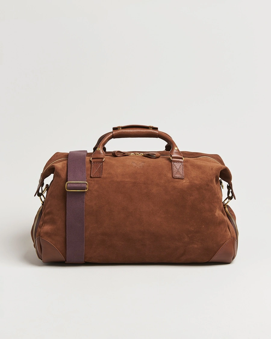 Bennett Winch Suede Weekender Brown – Brun