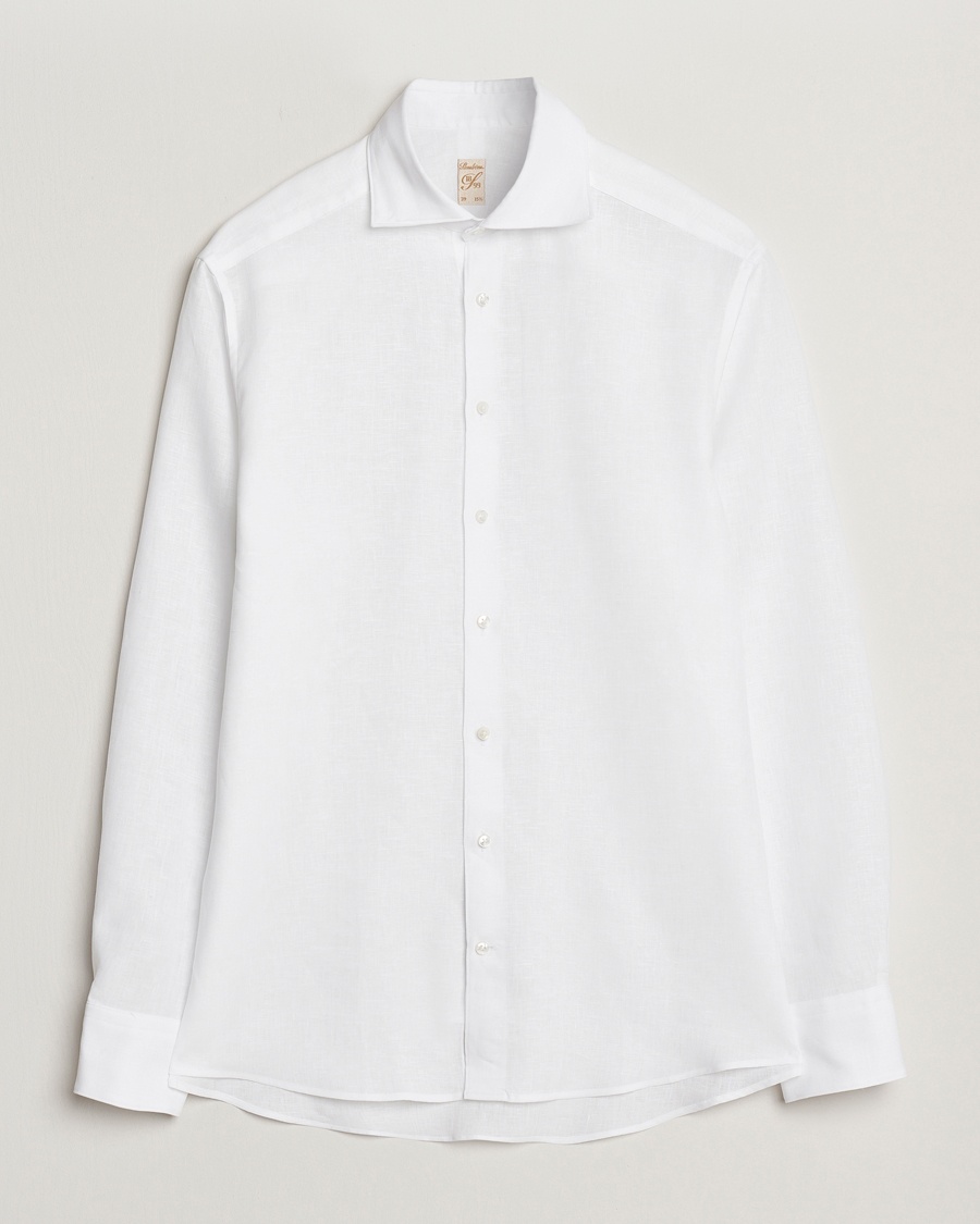 Stenströms 1899 Linen Shirt White – Hvit
