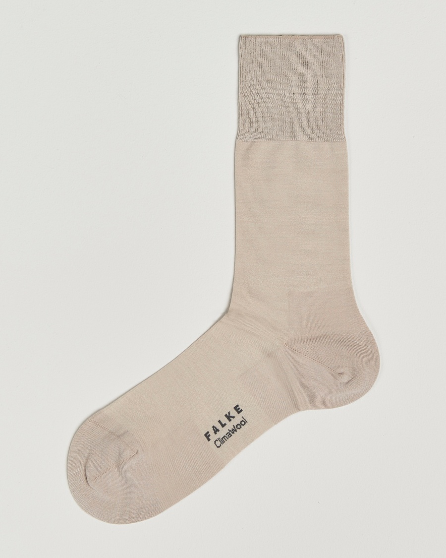 Herre | Vanlige sokker | Falke | Clima Wool Sock Pebble Melange