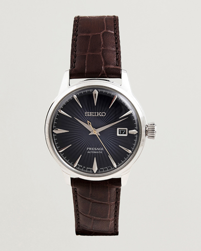 Seiko Presage Automatic Leather 40mm Blue Dial – Blå