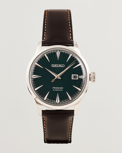 Seiko Presage Automatic Leather 41mm Green Dial – Grønn