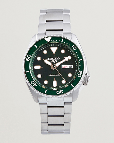 Seiko 5 Sports Automatic Diver Steel 43mm Green Dial – Grønn