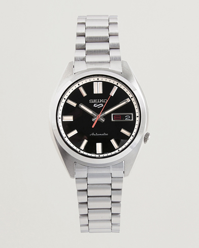 Seiko 5 Sports Automatic Steel 37mm Black Dial – Svart