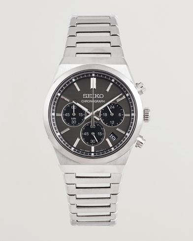 Herre | Gamle produktbilder | Seiko | Quartz Chronograph Steel 40mm Grey Dial