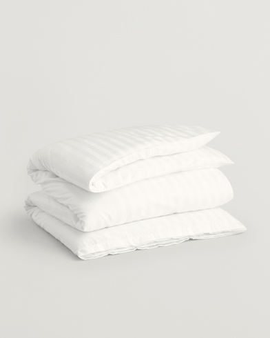 Herre | | GANT | Sateen Striped Duvet White