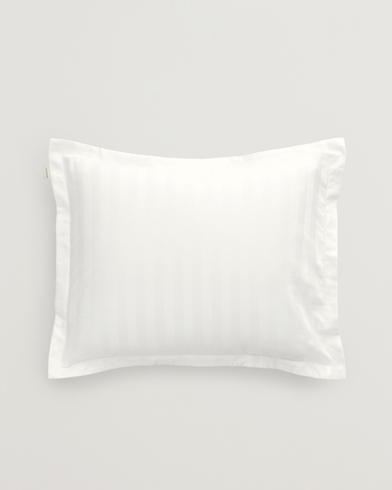 Herre | | GANT | Sateen Striped Pillowcase White