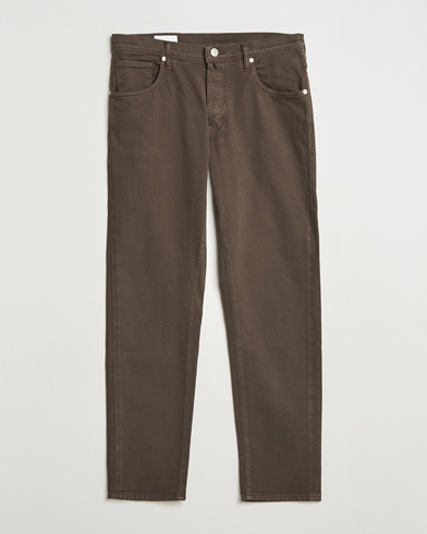Herre | Incotex | Incotex | 5-Pocket Cotton Stretch Pants Dark Brown