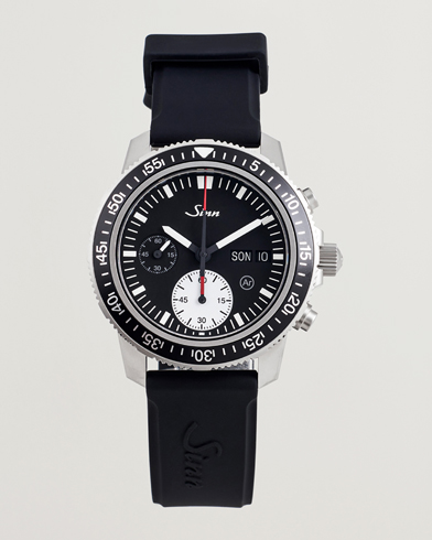 Sinn 613 Diving Chronograph 41mm Black – Svart