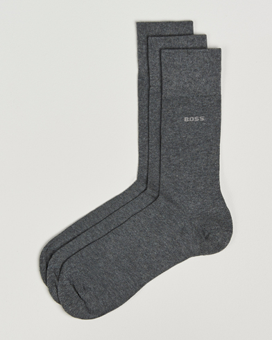 Herre | Undertøy | BOSS BLACK | 3-Pack RS Uni Socks Medium Grey