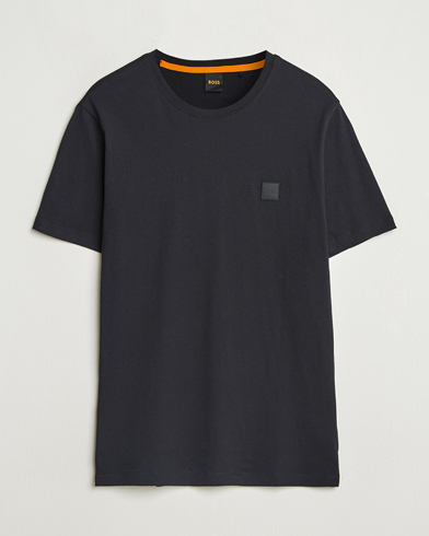 Herre | BOSS | BOSS ORANGE | Tales Logo Crew Neck T-Shirt Black