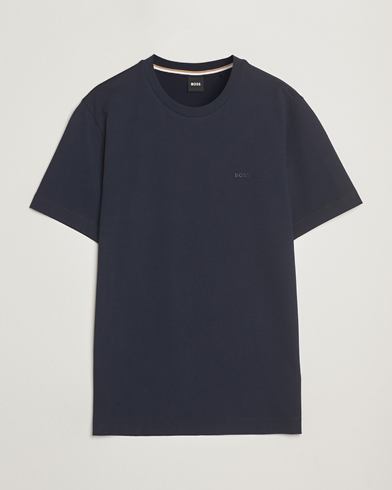 BOSS BLACK Thompson Crew Neck T-Shirt Dark Blue – Blå