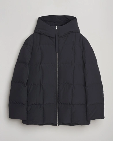Jil Sander Water Repellent Down Parka Black – Svart