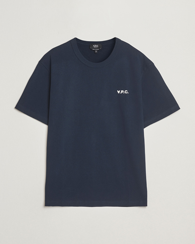 A.P.C. Boxy Fit Petit VPC T-Shirt Dark Navy/Ecru – Blå