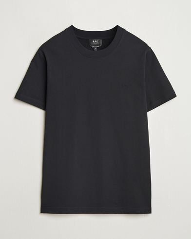 A.P.C. Embroidered APC T-Shirt Black – Svart