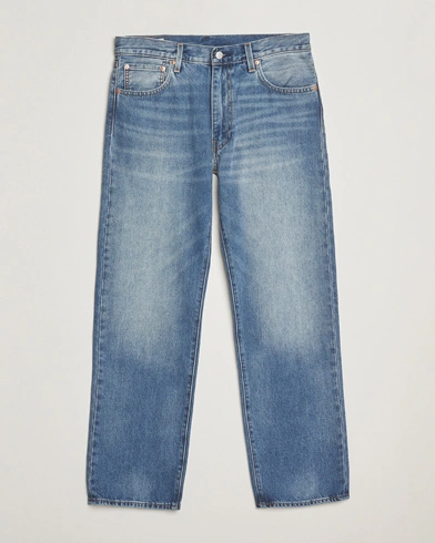 Levi's 555 Relaxed Straight Jeans Indigo Champion – Blå
