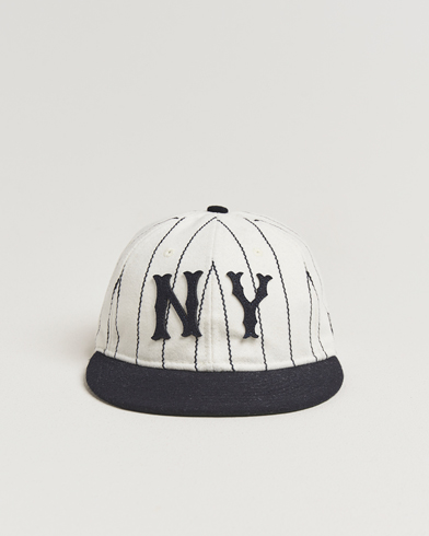 New Era Retro Crown 9Fifty Melton Wool Cap New York Yankees Stripe – Hvit