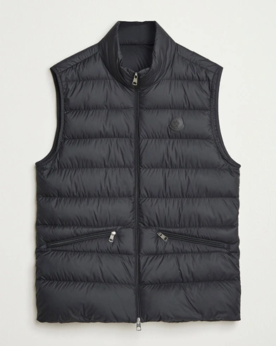 Moncler Treompan Down Vest Black – Svart