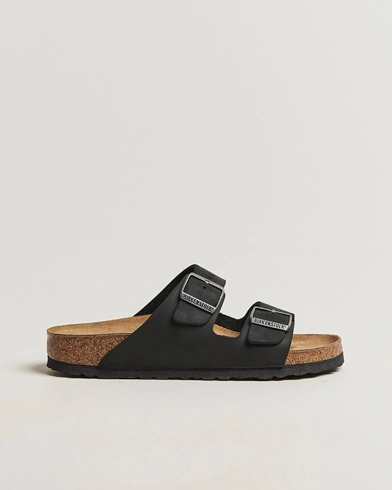 BIRKENSTOCK Woman Arizona Classic Footbed Black Oiled Leather – Svart