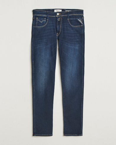 Replay Anbass Powerstretch Jeans Dark Blue – Blå