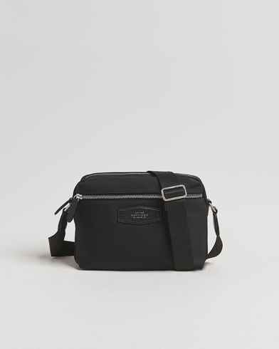 Smythson Canvas Norton Crossbody Bag Black – Svart