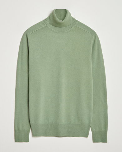 Altea Wool/Cashmere Rollneck Green – Grønn