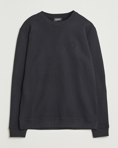 Dondup Logo Crew Neck Sweatshirt Black – Svart