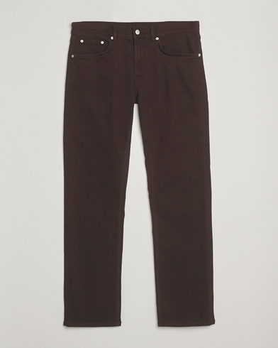 Gant Regular Fit Moleskin 5-Pocket Trousers Deep Brown – Brun