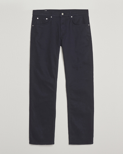 GANT Regular Fit Moleskin 5-Pocket Trousers Evening Blue – Blå