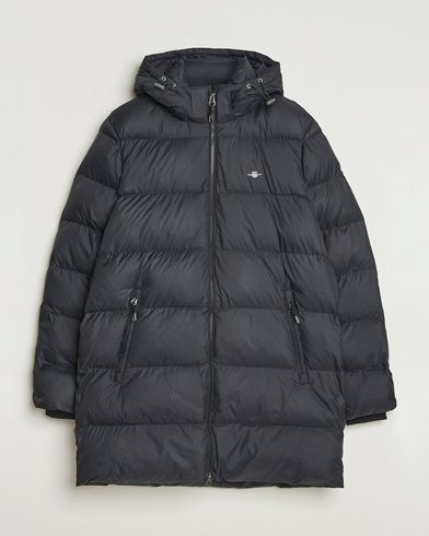 Gant The Active Cloud Mid Length Jacket Black – Svart