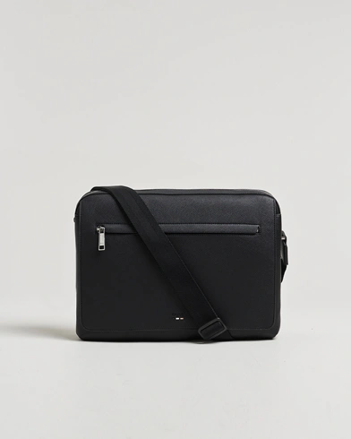 Herre | BOSS BLACK | BOSS BLACK Ray Flap Messenger Bag Black