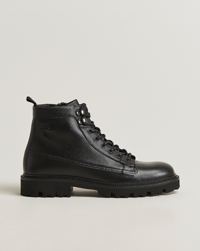 BOSS BLACK Julyo Leather Boot Black – Svart
