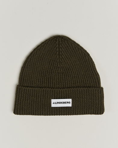 J.Lindeberg Juan Merino Beanie Forest Green – Grønn