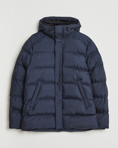 J.Lindeberg Padded Hooded Jacket Navy – Blå