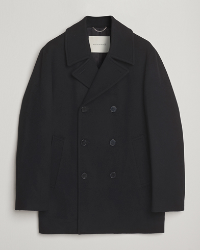 Mackintosh Dalton Wool/Cashmere Peacoat Black – Svart
