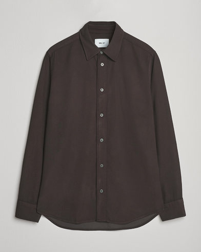 NN07 Colby Shirt Dark Army – Grønn