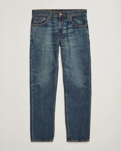 Nudie Jeans Gritty Jackson Jeans Thriller Tracks – Blå