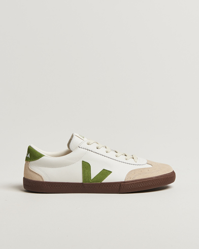 Veja Volley Sneaker White/Kiwi – Hvit