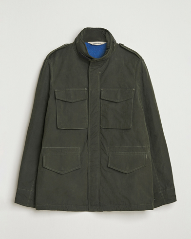 Aspesi Minifield Cotton Field Jacket Military – Grønn