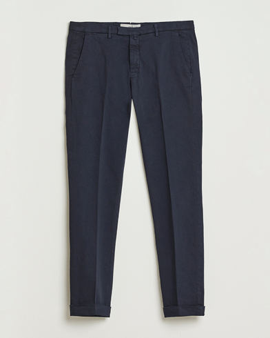 Briglia 1949 Slim Fit Cotton Stretch Chino Navy – Blå