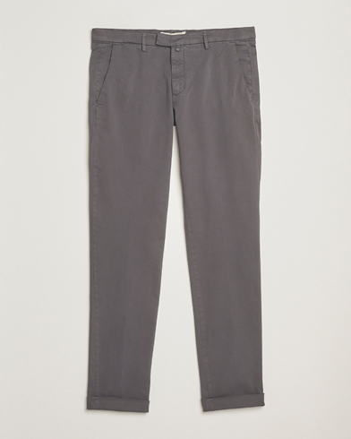 Briglia 1949 Slim Fit Cotton Stretch Chino Grey – Grå