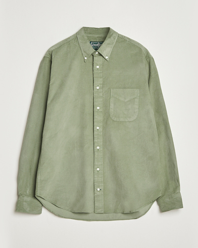Herre | Gitman Vintage | Gitman Vintage Corduroy Button Down Shirt Sage
