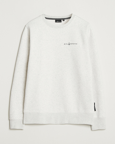 Sail Racing Bowman Crew Neck Sweatshirt Light Grey Melange – Grå