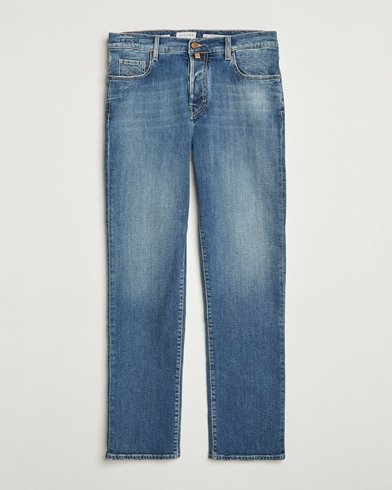 Jacob Cohën Edos Regular Straight Fit Jeans Light Blue – Blå